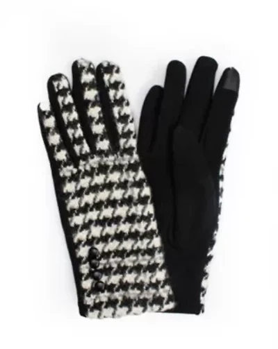 Houndstooth Jersey Glove