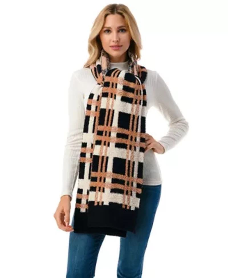 Cozy Plaid Scarf