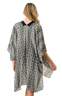 Geo Print Kimono