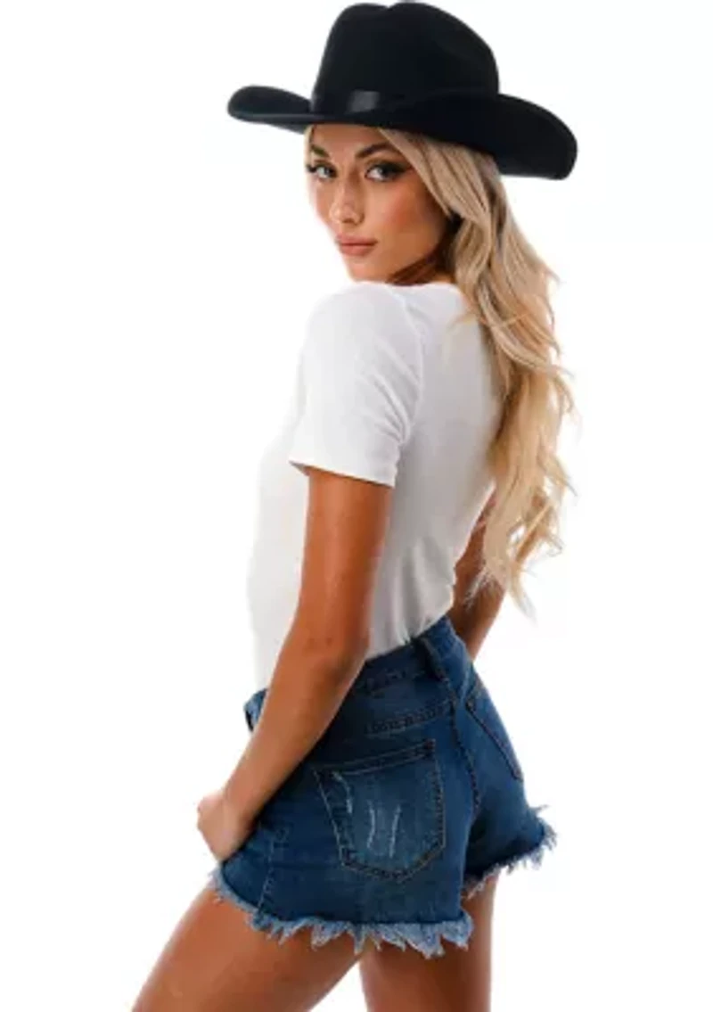 Cowboy Hat with Satin Trim