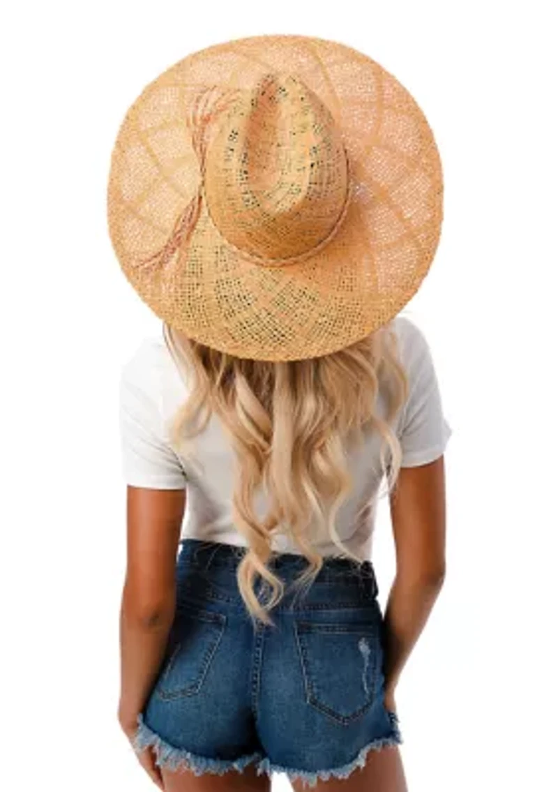Wide Brim Straw Hat