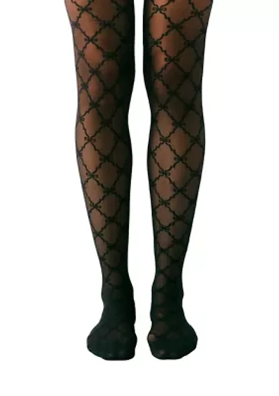 Ribbon Chain Tights