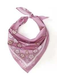 Waterfall Tea Rose Printed Handkerchief