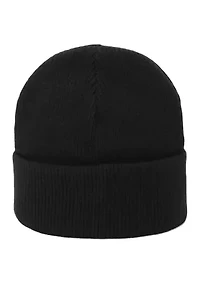 Embossed C Knit Beanie