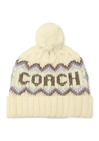 Fair Isle Knit Beanie