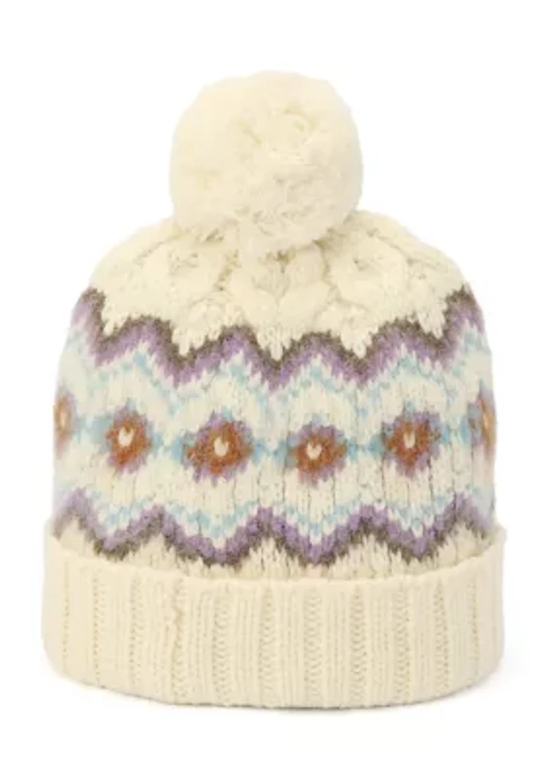 Fair Isle Knit Beanie