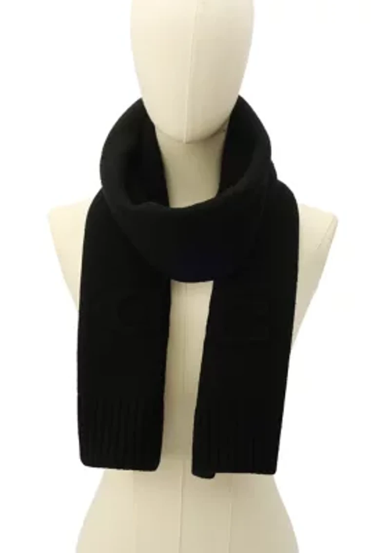 Embossed Knit Muffler