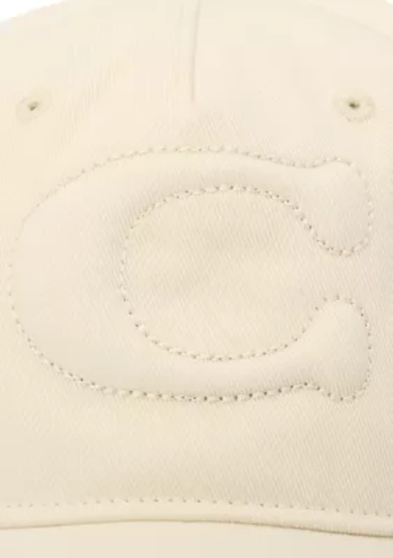 Sculpted C Baseball Hat