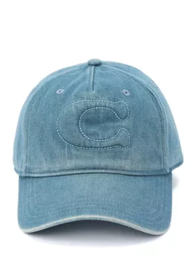 Sculpted C Baseball Hat