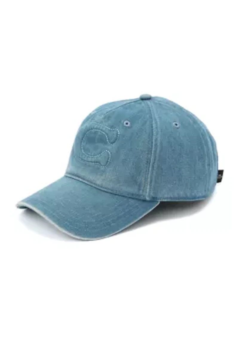 Sculpted C Baseball Hat