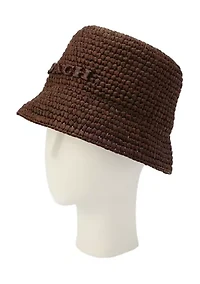 Straw Cloche Hat