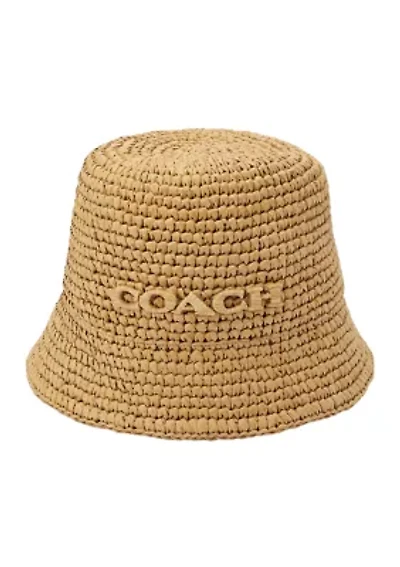 Straw Cloche Hat