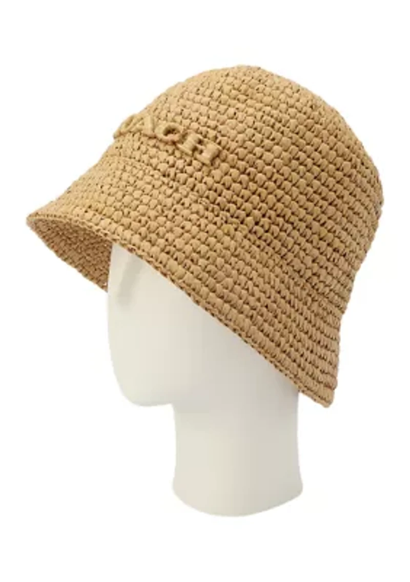 Straw Cloche Hat