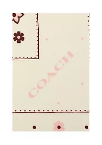 Western Floral Printed Silk Square Scarf