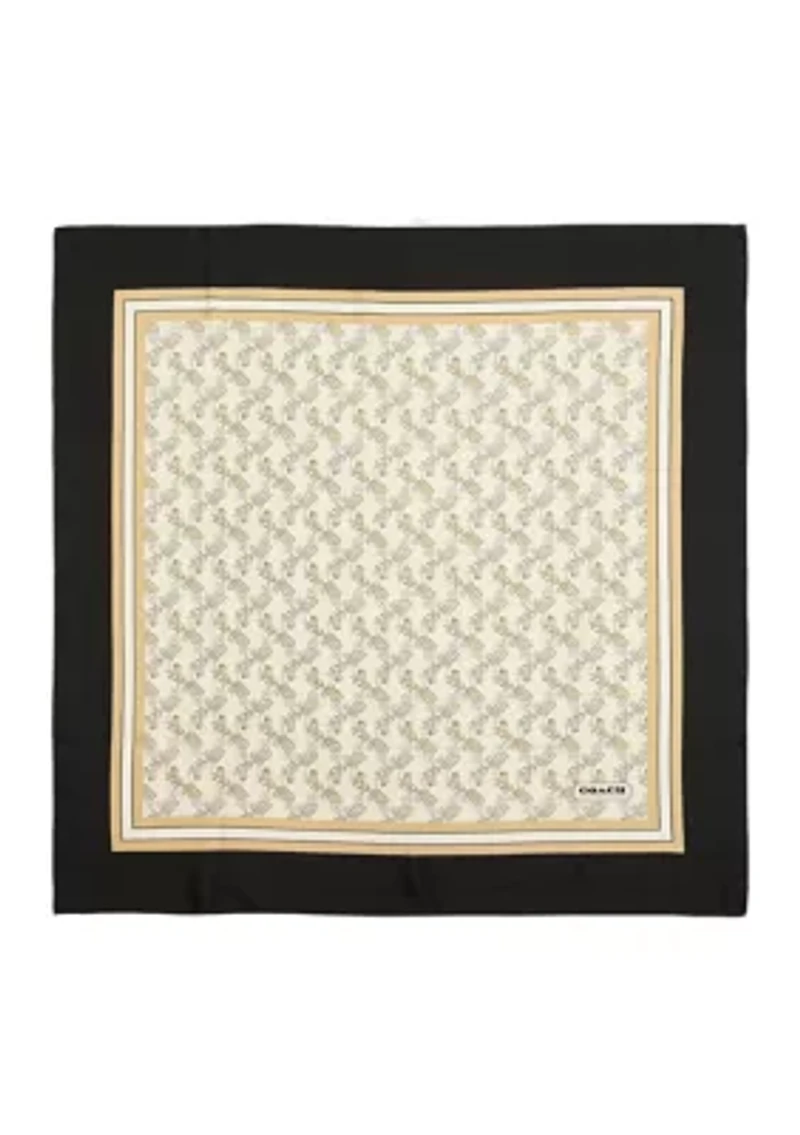Horse & Carriage Silk Square