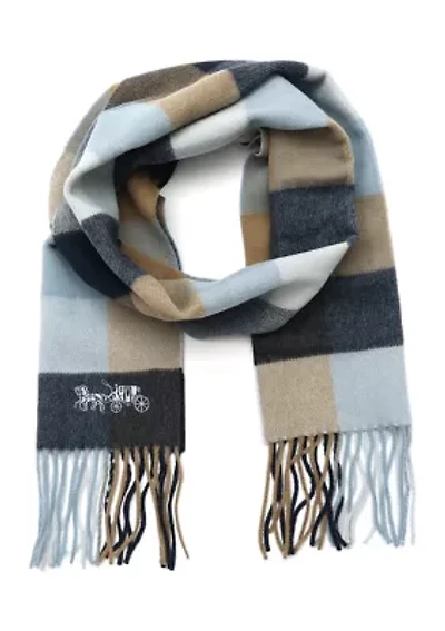 Multi Color Check Muffler Scarf