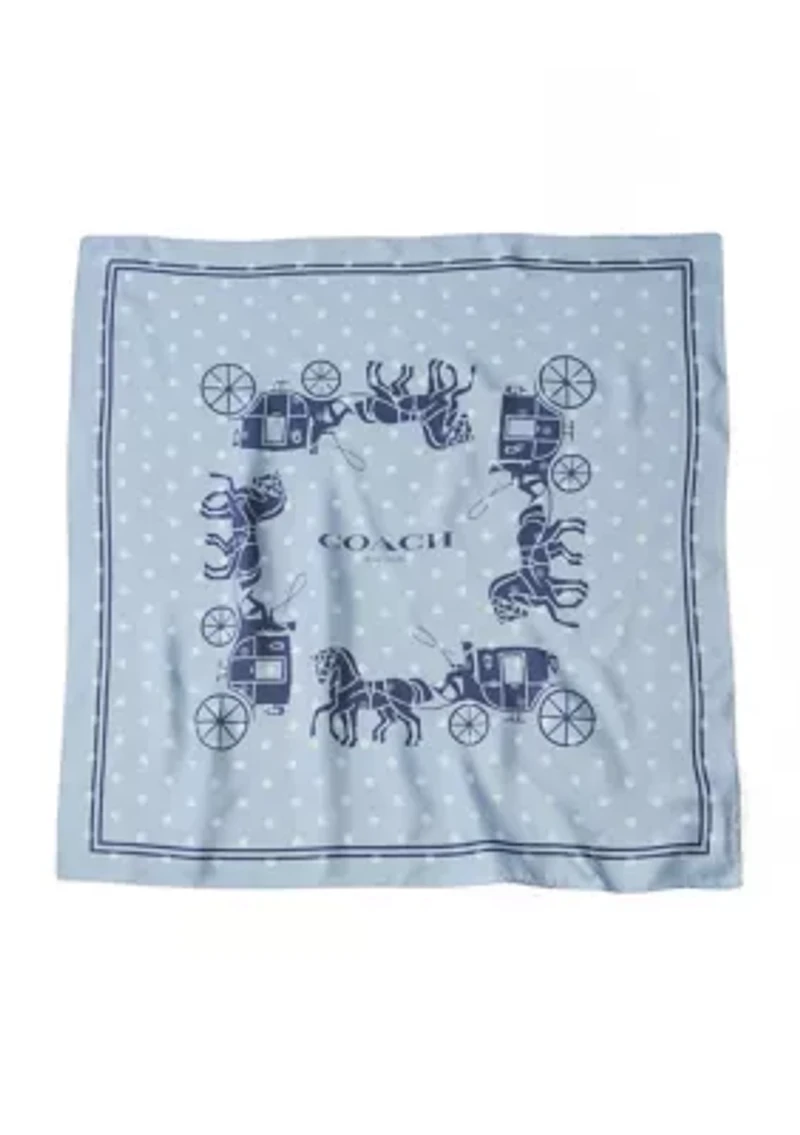 Horse and Carriage Dot Printed Bandana 