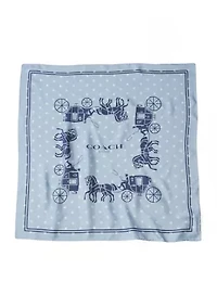 Horse and Carriage Dot Printed Bandana 