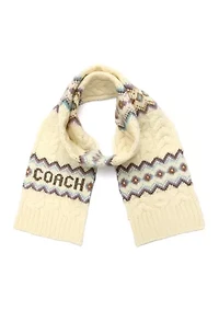 Fair Isle Knit Scarf