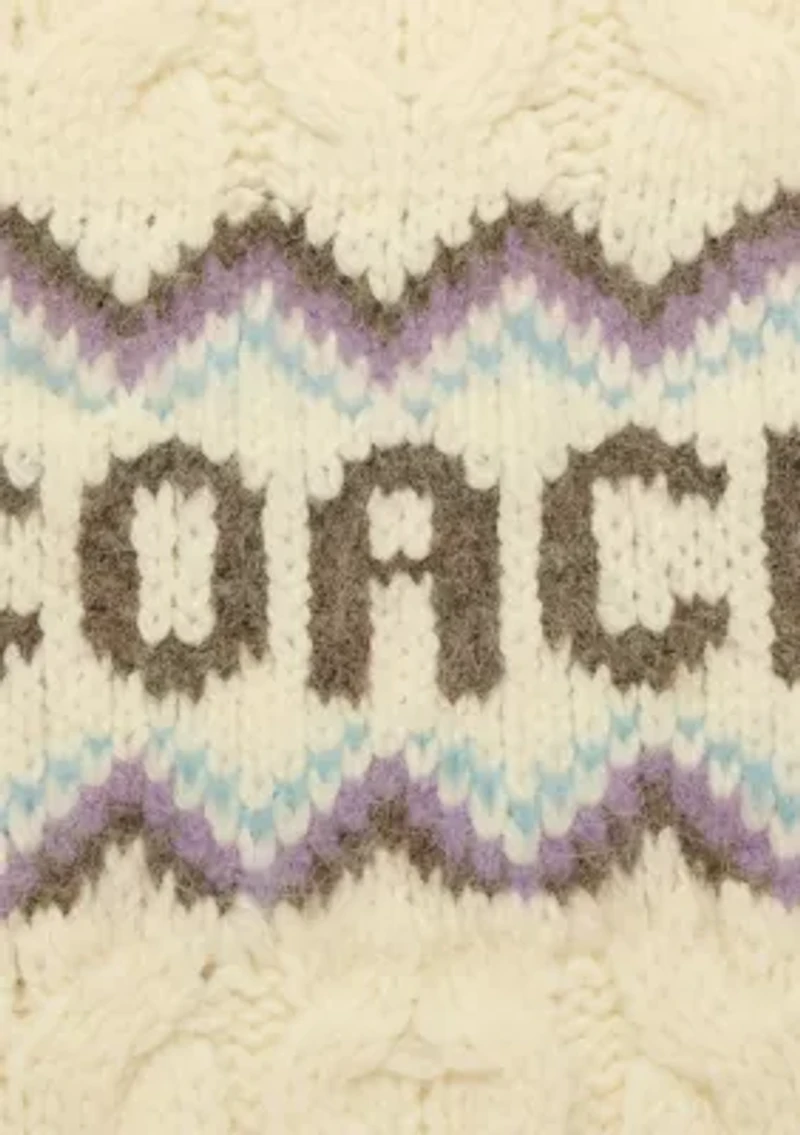 Fair Isle Knit Scarf