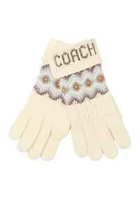 Fair Isle Knit Gloves