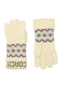 Fair Isle Knit Gloves