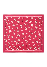 Daisy Dot Printed Silk Square