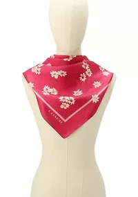 Daisy Dot Printed Silk Square
