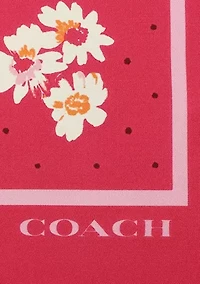 Daisy Dot Printed Silk Square