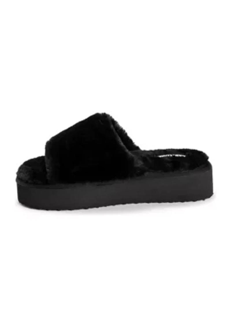 Womens Platform Slide Slipper