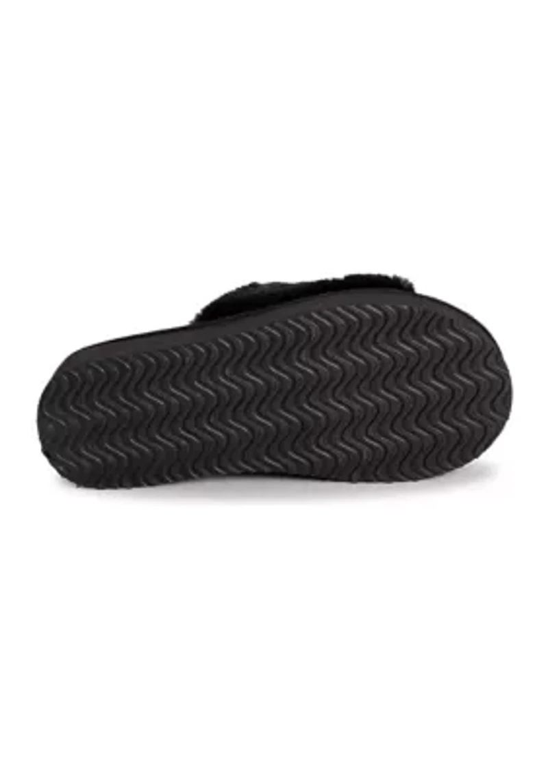Womens Platform Slide Slipper