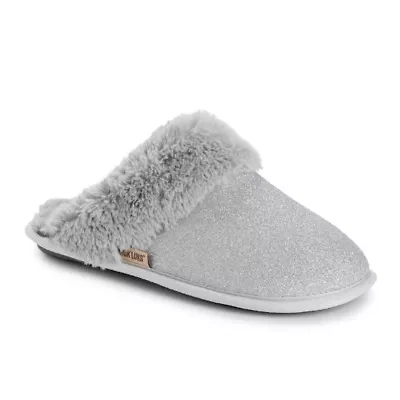 Womens Angled Sparkle Scuff