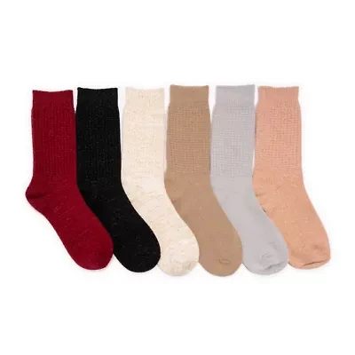 Womens Microfiber Boot Socks (6 Pack)