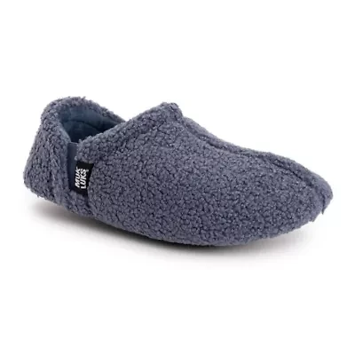 Womens Flannel Plaid Slipper with Berber heel