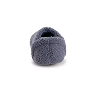 Womens Flannel Plaid Slipper with Berber heel