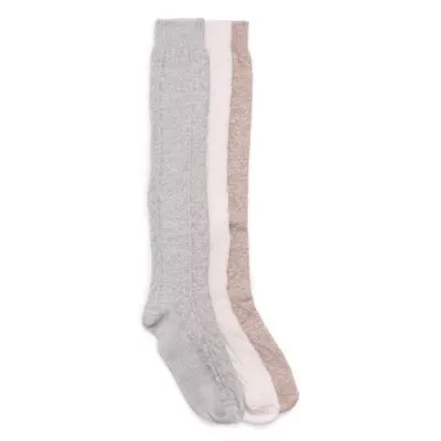 Womens 3 Pair Pack Knee High Socks