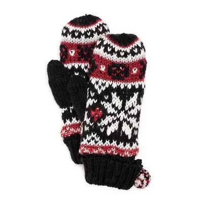 Womens Icelandic Patterned Mitten