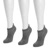 Women's 3 Pack Nylon Compression Ankle Socks