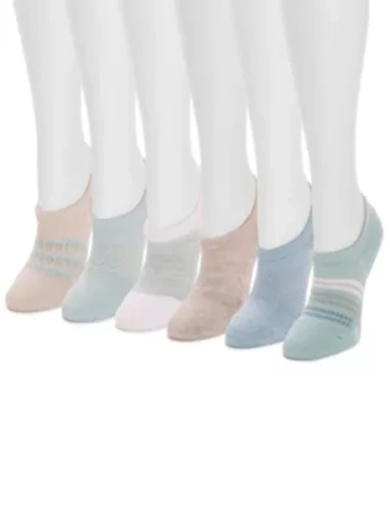 Women's 6 Pack No Show Socks