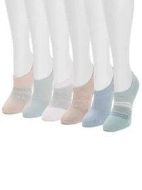 Women's 6 Pack No Show Socks