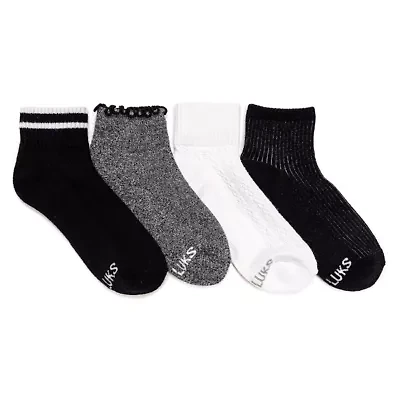 Women's 4pk Dream Step Mini Crew Sock