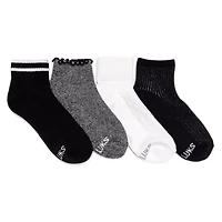 Women's 4pk Dream Step Mini Crew Sock