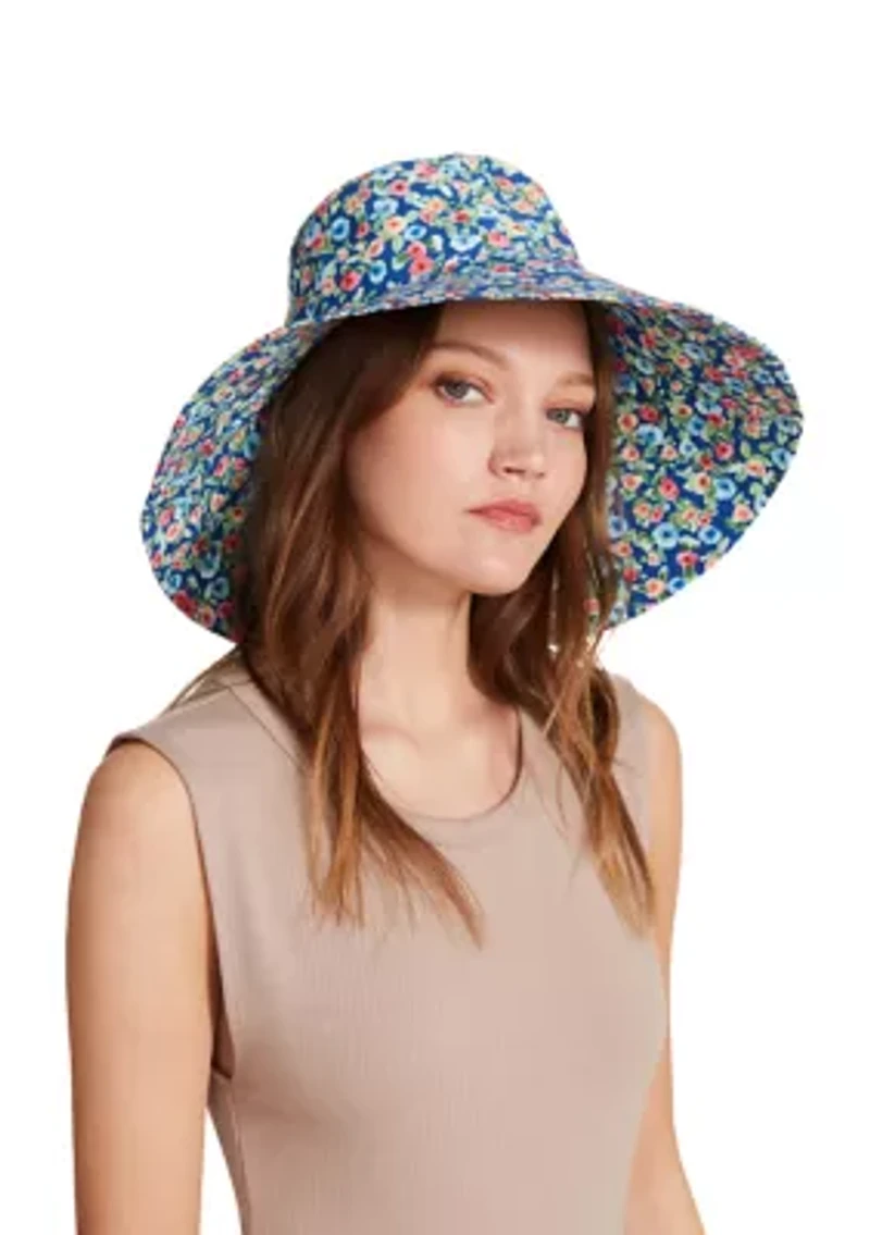 Oversized Floral Bucket Hat