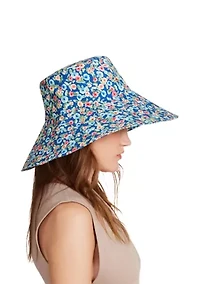 Oversized Floral Bucket Hat