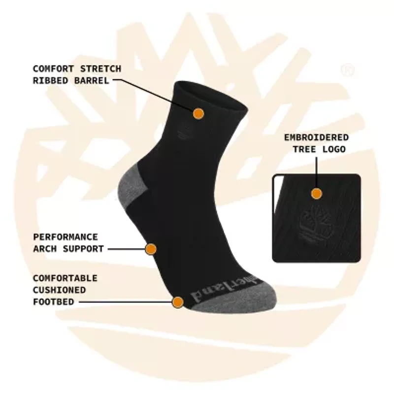 TIMBERLAND 6 PACK LITTLETON EMBOSSED QUARTER