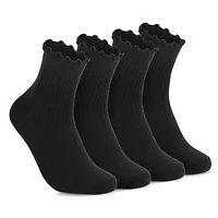 TIMBERLAND 4 PACK RUFFLE SOFT HIGH QUARTER