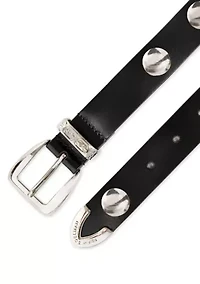 Flat Stud Slim Fashion Belt