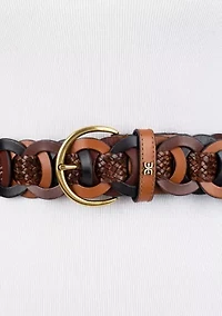 Linked Braided Fashion Belt