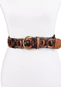 Linked Braided Fashion Belt