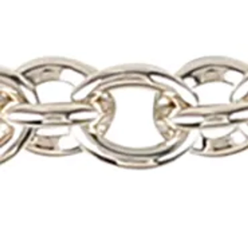 Chain Belt with Hanging Logo Charm